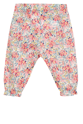 Floral Print Pantalons